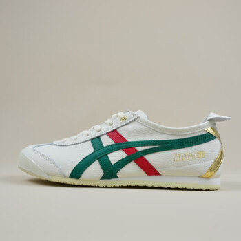 亚瑟冢虎减震舒适运动鞋男鞋女鞋鬼冢低帮经典款休闲德训鞋白绿后烫金