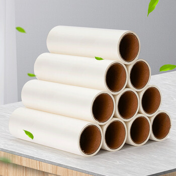 妙然粘毛器替换纸10cm10卷500撕可撕式沾毛除尘滚筒替换芯(不含柄) 妙然粘毛器替换纸10cm10卷500撕可撕式沾毛除尘滚筒替换芯(不含柄)