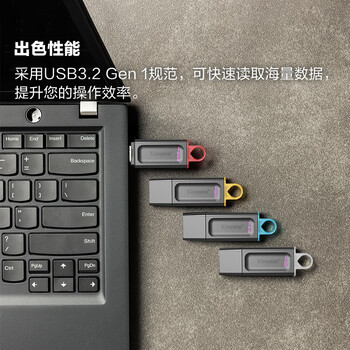 金士顿(Kingston)64GB USB3.2 Gen 1 U盘 DTX 大容量U盘 时尚设计 轻巧便携 学习办公投标电脑车载优盘 金士顿(Kingston)64GB USB3.2 Gen 1 U盘 DTX 大容量U盘 时尚设计 轻巧便携 学习办公投标电脑车载优盘