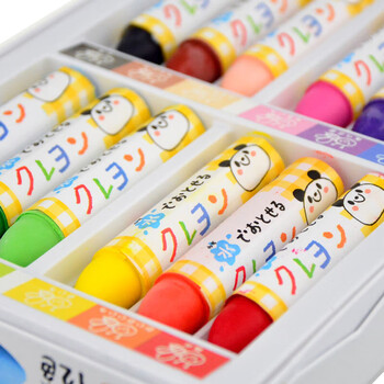 樱花(SAKURA)水溶性软蜡笔12色套装 日本设计安全可水洗不脏手油画棒 宝宝幼儿画画儿童彩绘绘画礼物美术写生 樱花(SAKURA)水溶性软蜡笔12色套装 日本设计安全可水洗不脏手油画棒 宝宝幼儿画画儿童彩绘绘画礼物美术写生