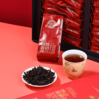 孝文家茶乌龙茶富贵花800武夷岩茶大红袍一级249g茶叶礼盒节日送礼礼品