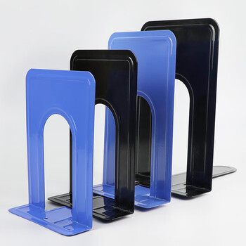 得印8.5英寸(高21cm)金属铁书立架3556 简约桌面书架夹收纳书创意挡书板蓝色2片/付 得印8.5英寸(高21cm)金属铁书立架3556 简约桌面书架夹收纳书创意挡书板蓝色2片/付