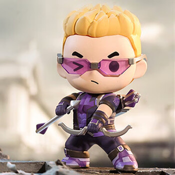 泡泡玛特(pop mart)漫威复仇者联盟经典盲盒潮流手办公仔礼物 鹰眼