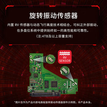 希捷（SEAGATE）NAS硬盘 6TB 私有云 256MB CMR垂直 静音低耗 机械硬盘 希捷酷狼Pro 数据恢复服务 ST6000NT001