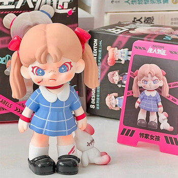 翁小熊dora二代生人勿近系列盲盒玩公仔女生礼物女邻家女孩