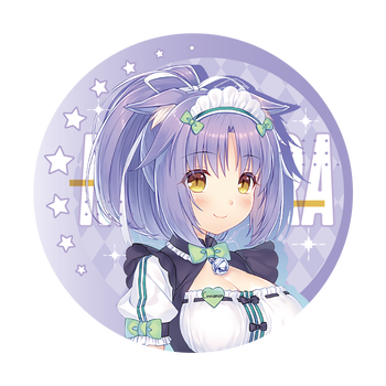 猫娘乐园nekopara周边巧克力香子兰马口铁日谷底磨砂细闪徽章吧唧 桂