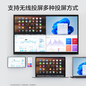 联想thinkplus会议平板S75PRO 75英寸电子白板视频会议培训会议大屏（75英寸+传屏器+移动支架)