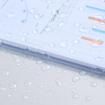 齐心(Comix) 20个装 A4透明横纹按扣文件袋 公文袋 资料袋 档案袋 蓝色 EA6002 齐心(Comix) 20个装 A4透明横纹按扣文件袋 公文袋 资料袋 档案袋 蓝色 EA6002