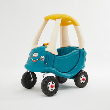 幼儿园户外四轮小房车宝宝手推助力学步车游乐场儿童玩具车可坐人笑脸