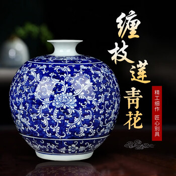 古美術 景德鎮 人民瓷廠 筆筒 青花花纹笔筒 景德镇瓷器花瓶手绘品牌及