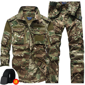 21式中国新式衣服特战服装特训服cp迷彩服套装男夏季薄款外套教官服