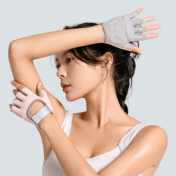 LAC健身手套女运动单杠哑铃骑行半指透气护掌硅胶防滑秒脱 LAC健身手套女运动单杠哑铃骑行半指透气护掌硅胶防滑秒脱