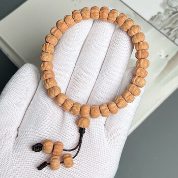 甄祥热振寺百香籽108颗佛珠手串菩提子原籽男女念珠手链 百香籽手持