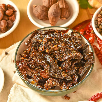 洪僖侨许师傅牛腊巴广西牛腊巴柳州腊牛肉牛干巴牛辣巴手撕牛巴黄 许