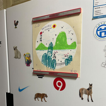 斯图sitoo  强力磁条 彩色硬磁条磁吸白板磁铁吸铁石压纸大磁力条尺子磁贴磁扣 30cm绿色10根装