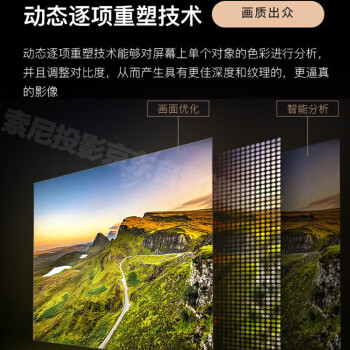 索尼（SONY）VPL-XW5000 激光投影仪家用 超高清原生4K HDR 家庭影院投影机（白色 2600流明 【上门安装+辅材】