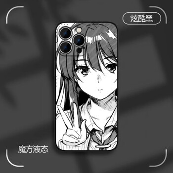 樱岛麻衣适用iphone11手机壳12promax学姐vivo二次元7plus动漫软 1号