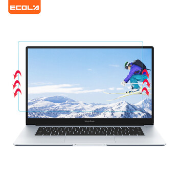 宜客莱（ECOLA）笔记本电脑屏幕保护膜 高清透明防刮擦14英寸16:9通用屏幕保护膜2片装 LCD-2MT14