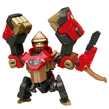 灵动创想猛兽匣系列 金刚 大猩猩 动物变形玩具 潮玩机甲模型 乔