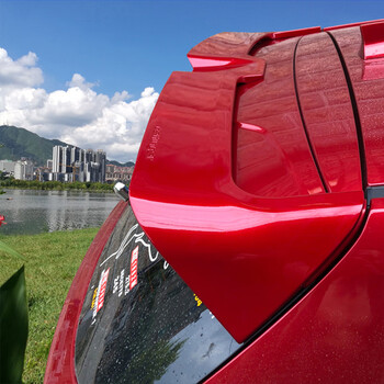 诺纳适用荣威rx5尾翼汽车改装件免打孔顶翼新erx5定风翼扰流板abs烤漆