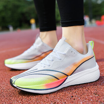 hkws李宁寕赤兔6pro跑步鞋男鞋考试竞速比赛轻量运动鞋网特步乔丹白黄