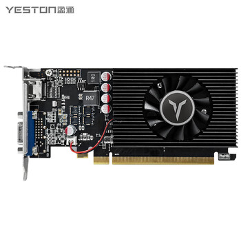 盈通（yeston）JM9100-2G D4 LP 国产景嘉微显卡JM9100 半高/全高 HDMI+VGA双显 适配银河麒麟/中标麒麟/深度系统