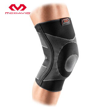 迈克达威（McDavid）5116网羽篮球护具四向高弹凝胶垫弹性筋条运动护膝 M码