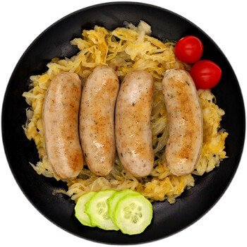 德式图林根香肠烤肠1000克风味热狗纯德式肉肠早餐肠健士牌 德式