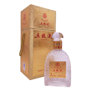 五粮液500ml 2001年 2001年红盒五粮液1瓶52度500ml浓香型白酒老酒收藏【达F】