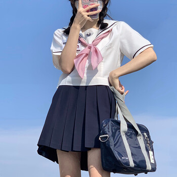 深蓝色/绀色百褶裙42cm 定位线拆除不退换 xs