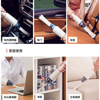 摩飞电器(Morphyrichards)吸尘器 家用无线手持usb充电随手吸七夕情人节礼物 臭氧净化吸尘器宠物家庭适用MR3936 椰奶白 摩飞电器(Morphyrichards)吸尘器 家用无线手持usb充电随手吸七夕情人节礼物 臭氧净化吸尘器宠物家庭适用MR3936 椰奶白