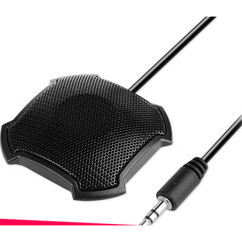 得普声通用会议全向无线小型麦克风usb视频会议麦克风扬声器360度拾音