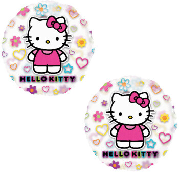 孩派HighParty生日用品/生/26寸Hello Kitty圆形铝箔气球/1个