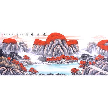 180大幅 王豪《鸿运当头》