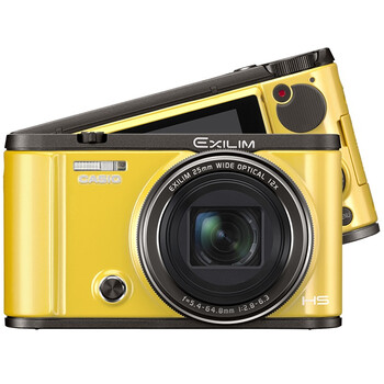 卡西欧（CASIO）ZR3500 数码相机  （1210万像素 3.0英寸液晶屏 12倍光学变焦 25mm广角）黄色