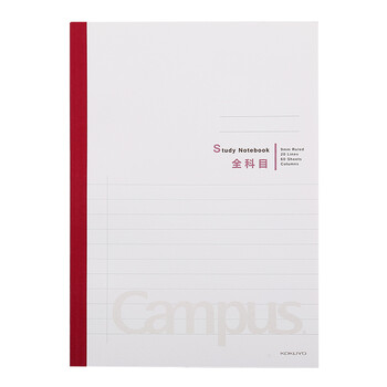 国誉(KOKUYO)学习笔记本子Campus无线装订本软抄本胶装本·全科目 A5/60张 3本 WCN-CNB3632 国誉(KOKUYO)学习笔记本子Campus无线装订本软抄本胶装本·全科目 A5/60张 3本 WCN-CNB3632