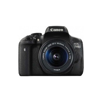 佳能CanonEOS750D单反相机套机EFS18-55STM配75-300远摄变焦镜头