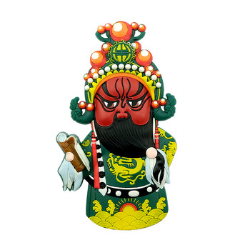 北京礼物 冰箱贴京剧人物卡通磁贴创意小礼品中国风礼品创意家居 关羽