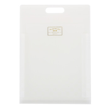 国誉(KOKUYO)A4手提式风琴包淡彩曲奇学生竖款资料册文件夹 5层6袋 透明1个 WSG-DFC65T