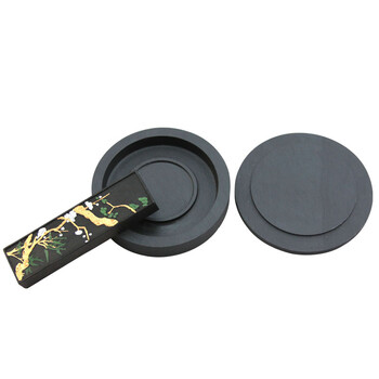 【全网低价】芬尚 文房四宝之砚台 3寸学生砚 磨墨墨池 学生毛笔书法绘画练习天然石质砚台