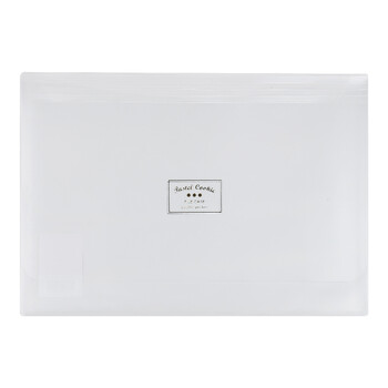 国誉(KOKUYO)A4文件夹淡彩曲奇学生双口袋收纳资料册 透明 4本 WSG-KUCW311T