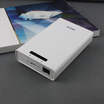 SSK飚王 HE-W100 2.5寸USB3.0 无线储存共享 WiFi移动硬盘盒SATA
