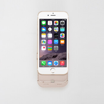 新得利 无线充电宝苹果6S背夹电池移动电源手机保护壳 适用于iPhone6/6Plus手机 烤漆白(I6/6S4.7英寸2600毫安)
