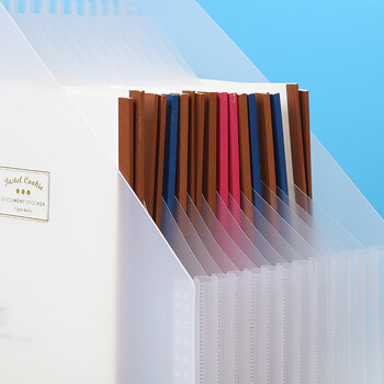 国誉(KOKUYO)A4可立式风琴包淡彩曲奇学生办公多层文件夹12层13袋 竖款透明 WSG-DFCS135T 国誉(KOKUYO)A4可立式风琴包淡彩曲奇学生办公多层文件夹12层13袋 竖款透明 WSG-DFCS135T