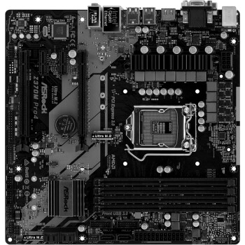 華擎(asrock)z370m pro4主板( intel z370/lga 1151)