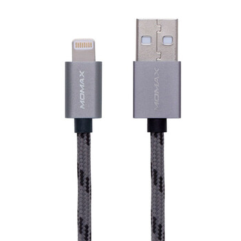 
                                        
                                                                                摩米士MOMAX苹果数据线充电线MFi认证快充线适用iphone12/11Pro/XsMax/XR/SE2/8/7/6Plus手机iPad等1米灰色                