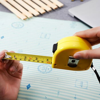 晨光(M&G)文具10m锁定钢卷尺办公/家庭装修通用尺子 木工尺装修测量钢卷尺 办公用品 单个装AHT99105