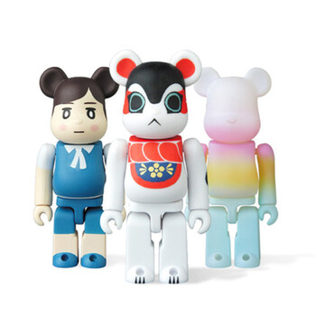 玩偶日本积木熊be@rbrick34代 潮流玩偶手办