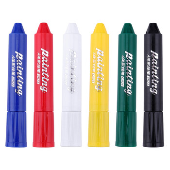 宝克(BAOKE)CH06人体彩绘笔旋转可水洗蜡笔儿童化妆彩笔6色 宝克(BAOKE)CH06人体彩绘笔旋转可水洗蜡笔儿童化妆彩笔6色