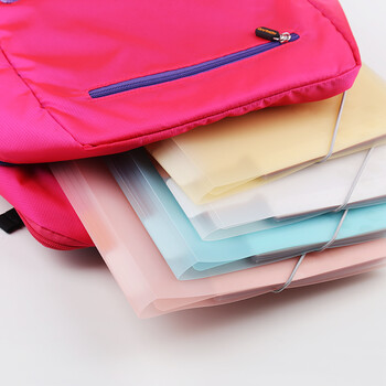 国誉(KOKUYO)A4风琴包淡彩曲奇学生薄款资料册松紧带文件夹 6层7袋 蓝色1个 WSG-DFC70B 国誉(KOKUYO)A4风琴包淡彩曲奇学生薄款资料册松紧带文件夹 6层7袋 蓝色1个 WSG-DFC70B